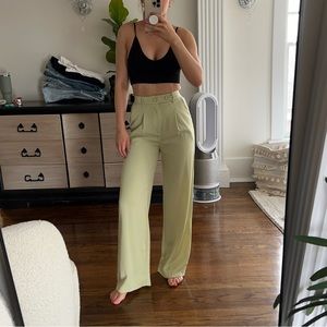 light green princess polly trousers